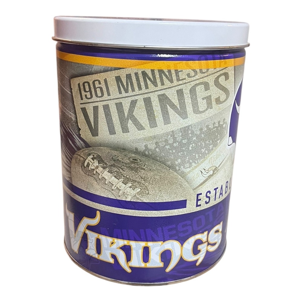Official Authentic Minnesota Vikings NFL‎ Football 1961 EST  Tin- 6.25" Tall